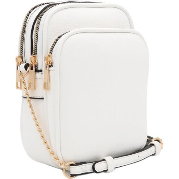 Multi Pocket PU Leather Casual Medium Crossbody Bag - Picture 1 of 8